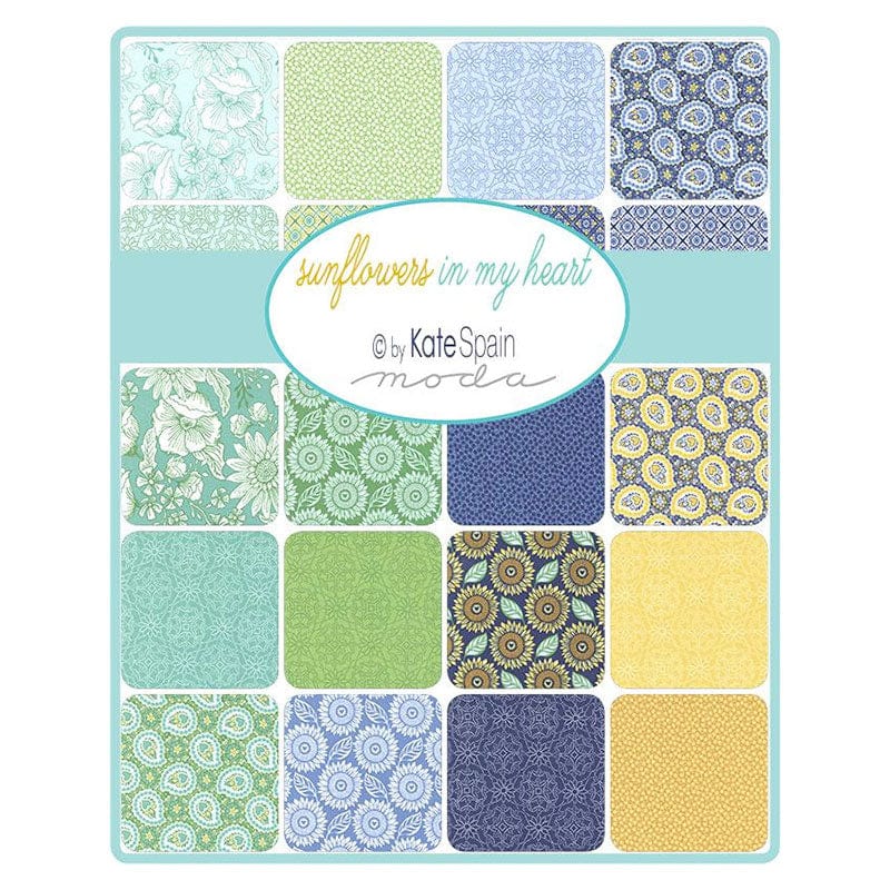 Moda Sunflowers In My Heart Fat Quarter Pack 29 Piece 27320AB Swatch Image