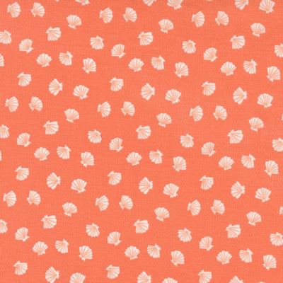 Moda The Sea And Me Fabric Lucky Shell Coral 20798-21