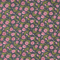 Moda Tulip Tango Fabric Tiny Tulip Shadow 48713-14