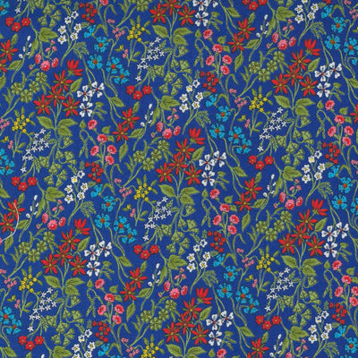 Moda Wildflowers Floral Tossed Bluebonnet Fabric 33624 12