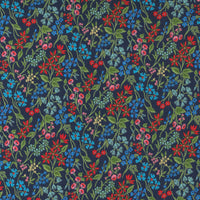 Moda Wildflowers Floral Tossed Indigo Fabric 33624 19