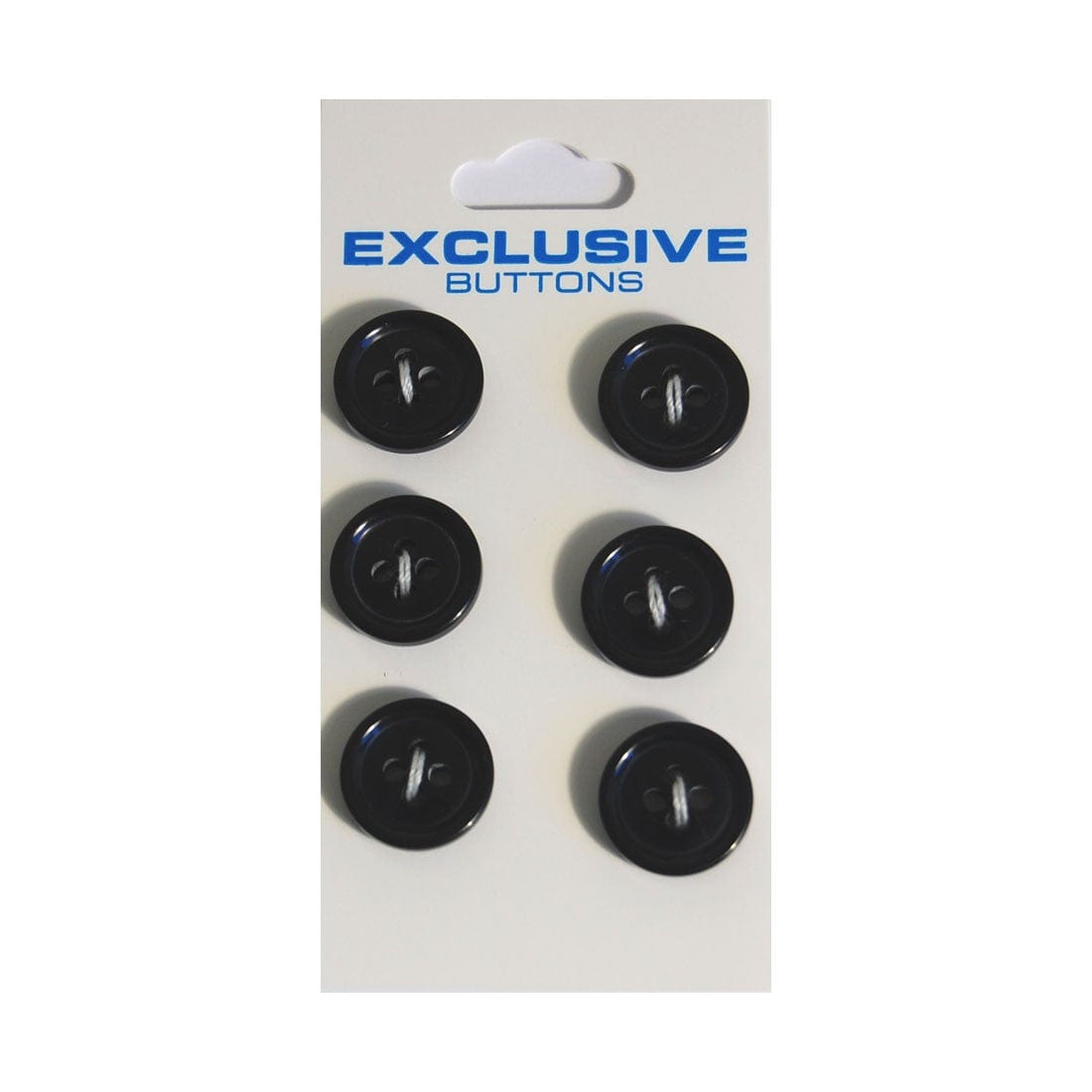 Module Buttons Module Carded Buttons: Code B: Size 14mm: Pack of 6  - The Sewing Studio