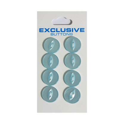 Module Buttons Module Carded Buttons: Code B: Size 14mm: Pack of 8  - The Sewing Studio