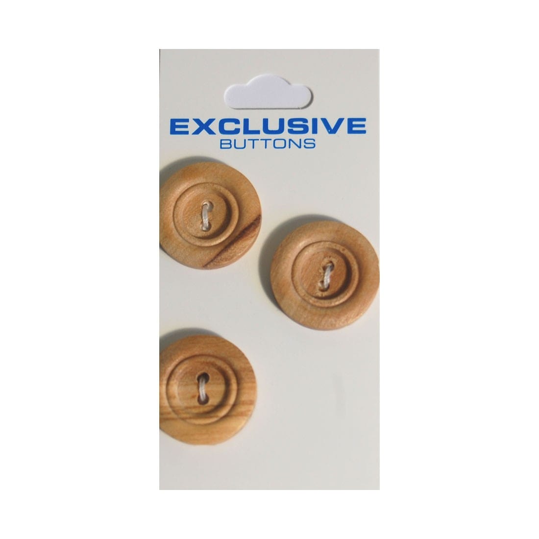 Module Buttons Module Carded Buttons: Code C: Size 14mm: Pack of 3  - The Sewing Studio