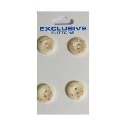Module Buttons Module Carded Buttons: Code C: Size 15mm: Pack of 4  - The Sewing Studio