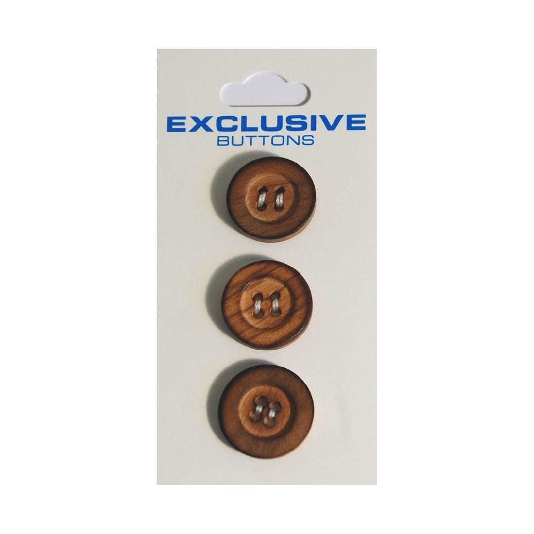 Module Buttons Module Carded Buttons: Code C: Size 18mm: Pack of 3  - The Sewing Studio