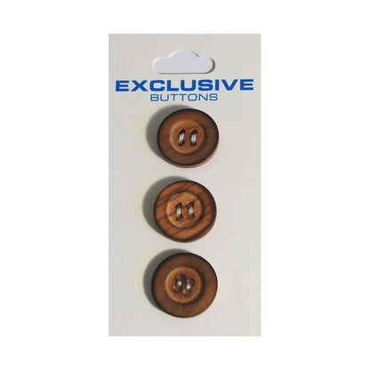 Module Buttons Module Carded Buttons: Code C: Size 18mm: Pack of 3  - The Sewing Studio