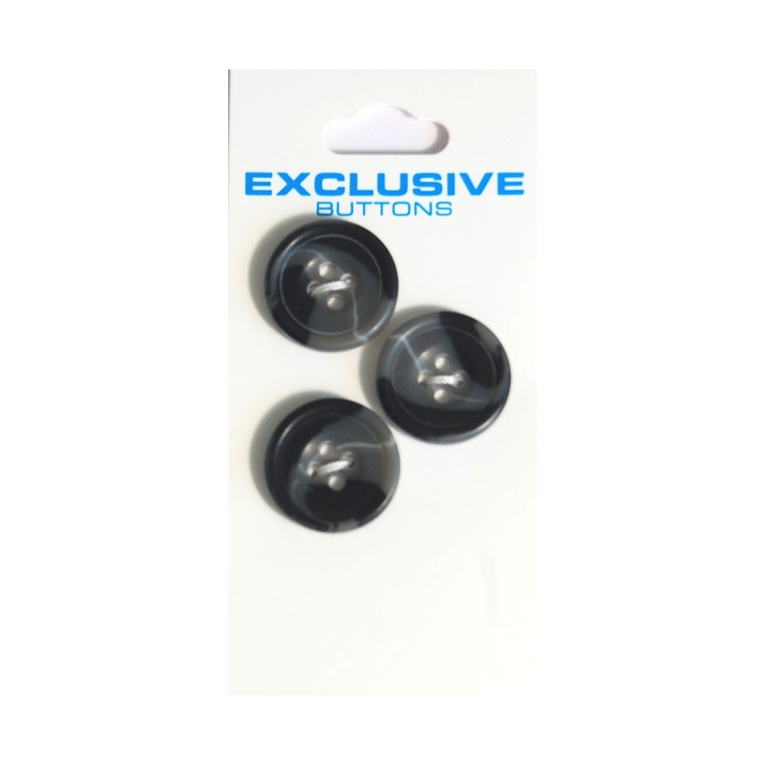 Module Buttons Module Carded Buttons: Code C: Size 19mm: Pack of 3  - The Sewing Studio