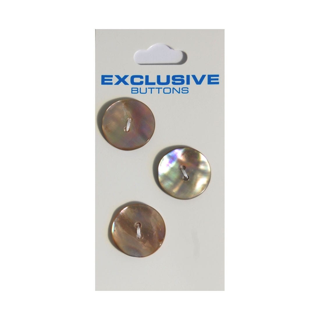 Module Buttons Module Carded Buttons: Code D: Size 17mm: Pack of 3  - The Sewing Studio