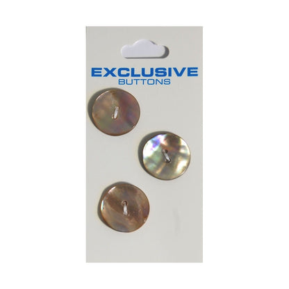 Module Buttons Module Carded Buttons: Code D: Size 17mm: Pack of 3  - The Sewing Studio