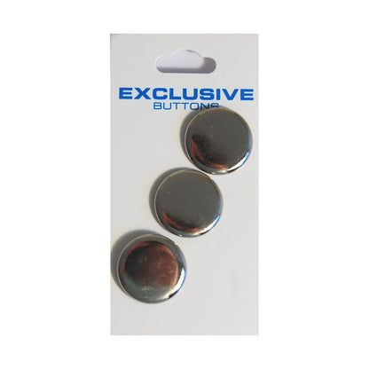 Module Buttons Module Carded Buttons: Code D: Size 20mm: Pack of 3  - The Sewing Studio