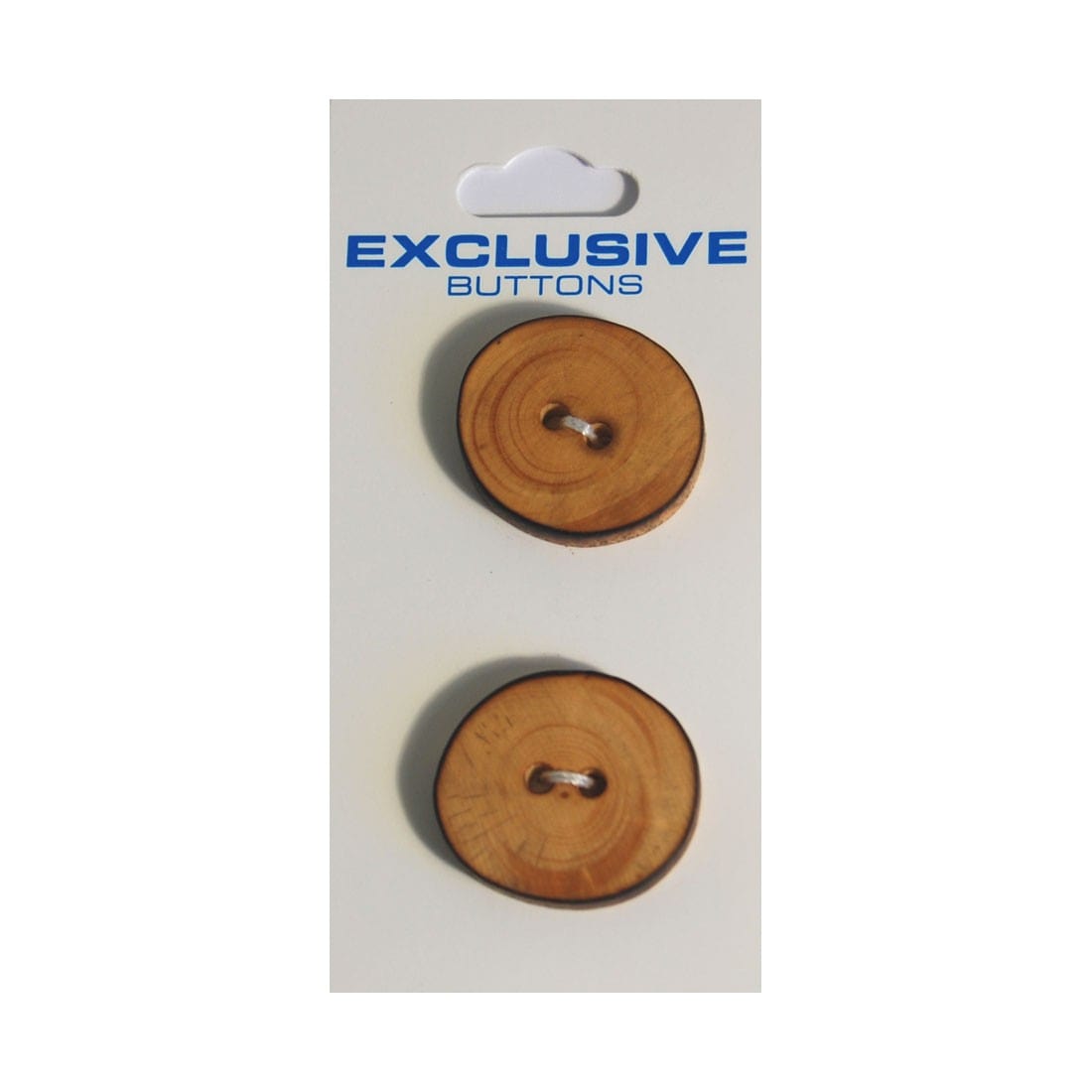 Module Buttons Module Carded Buttons: Code D: Size 22mm: Pack of 2  - The Sewing Studio