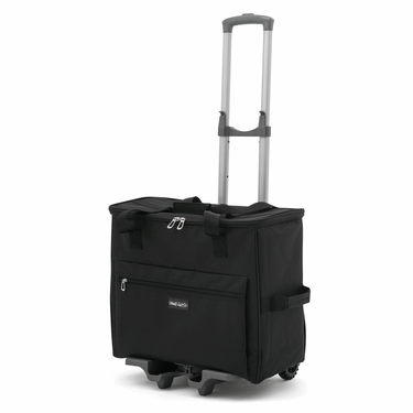 Deluxe Sewing Machine Trolley Bag Black: For Standard Domestic Sewing Machines