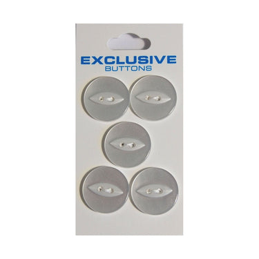 Module Carded Buttons: Code B: Size 19mm: Pack of 5