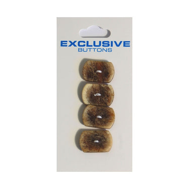 Module Carded Buttons: Code B: Size 17mm: Pack of 4