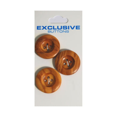 Module Carded Buttons: Code C: Size 22mm: Pack of 3