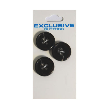 Module Carded Buttons: Code D: Size 15mm: Pack of 4