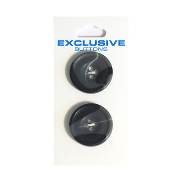 Module Carded Buttons: Code C: Size 25mm: Pack of 2