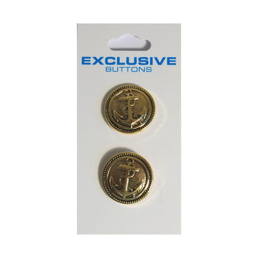 Module Carded Buttons: Code C: Size 22mm: Pack of 2