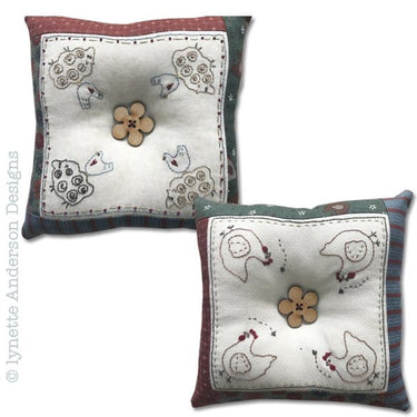 Lynette Anderson Designs Farmyard Pin Cushions Pattern