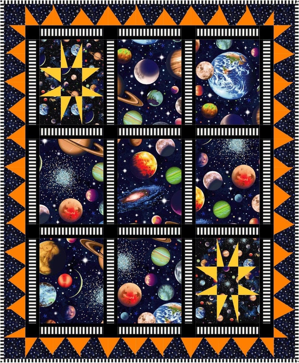 Nutex Patterns Night Sky Quilt PAttern  - The Sewing Studio