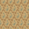 Indian summer Fabric Ochre Leaves 2935-03