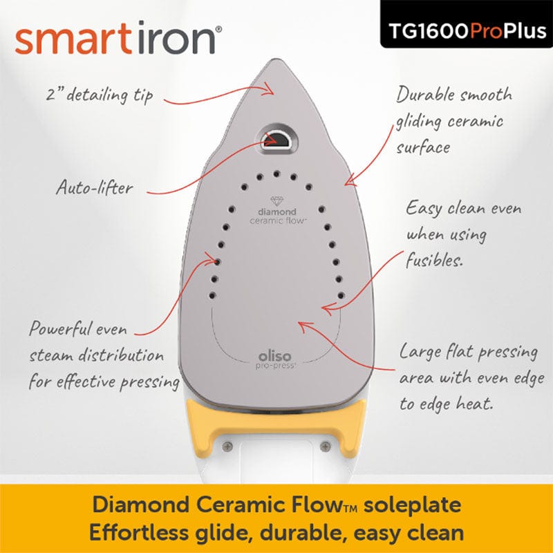 Oliso Irons Oliso Smart Iron UK  - The Sewing Studio