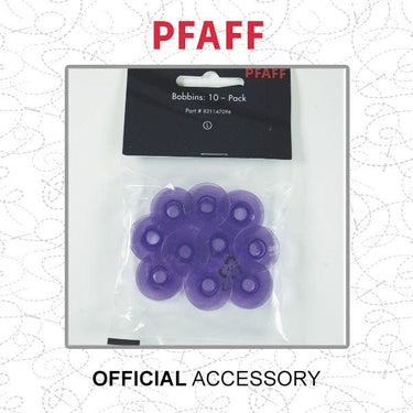Pfaff Sewing Machine Accessories Pfaff 10 Pack Violet Bobbins 821147096  - The Sewing Studio for sale UK - The Sewing Studio
