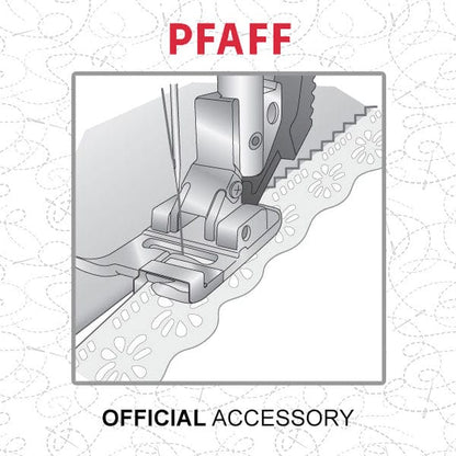 Pfaff Sewing Machine Accessories Pfaff Narrow Edge Foot For Idt System 821142096  - The Sewing Studio
