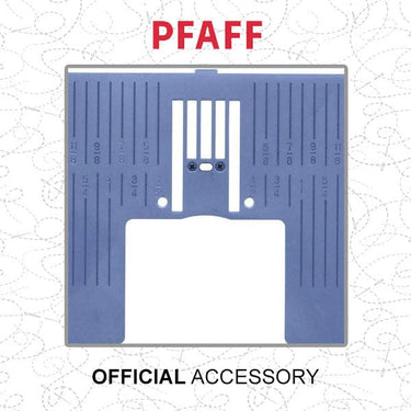 Pfaff Sewing Machine Accessories Pfaff Straight Stitch Plate With Inch Markings 68003080  - The Sewing Studio for sale UK - The Sewing Studio
