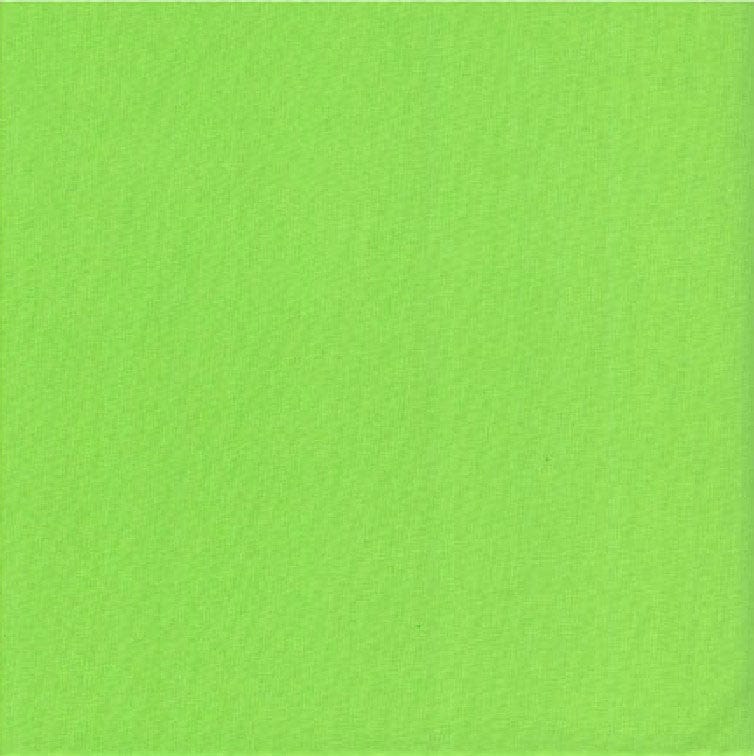 Plain Lime Green Patchwork Fabric 100% Cotton 60 Inch Wide
