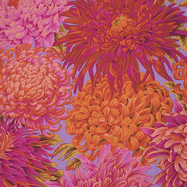 Kaffe Fassett Fabric Japanese Chrysanthemum Pink