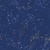 Ruby Star Fabric Speckled 108 Inch Wide Navy RS5055 105M