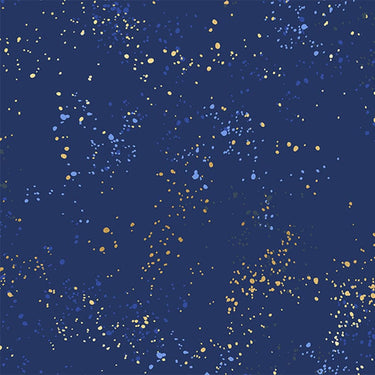 Ruby Star Fabric Speckled 108 Inch Wide Navy RS5055 105M