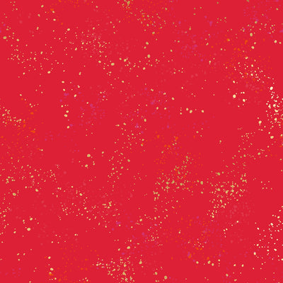 Ruby Star Fabric Speckled Metallic Scarlet RS5027 110M