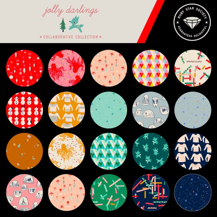 Ruby Star Society Fabric Pre Cuts Ruby Star Jolly Darlings Layer Cake RS5080LC  - The Sewing Studio
