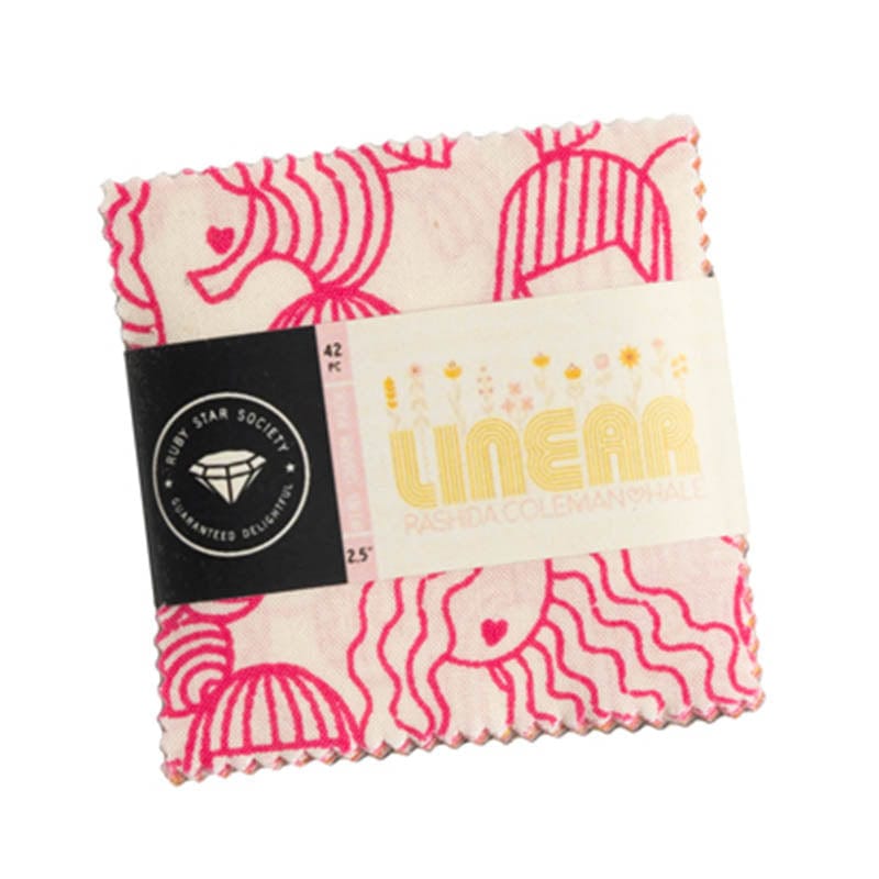 Ruby Star Society Fabric Pre Cuts Ruby Star Society Linear Mini Charm RS1047MC  - The Sewing Studio