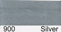 Satin Bias Binding: 2m x 15mm: Silver Grey