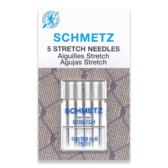 Schmetz Machine Needles Schmetz Sewing Machine Needles Stretch Size 75/11 Pack of 5  - The Sewing Studio