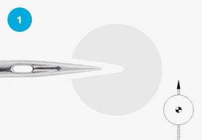Schmetz Machine Needles Schmetz Sewing Machine Needles Universal Size 60/8 Pack of 5  - The Sewing Studio