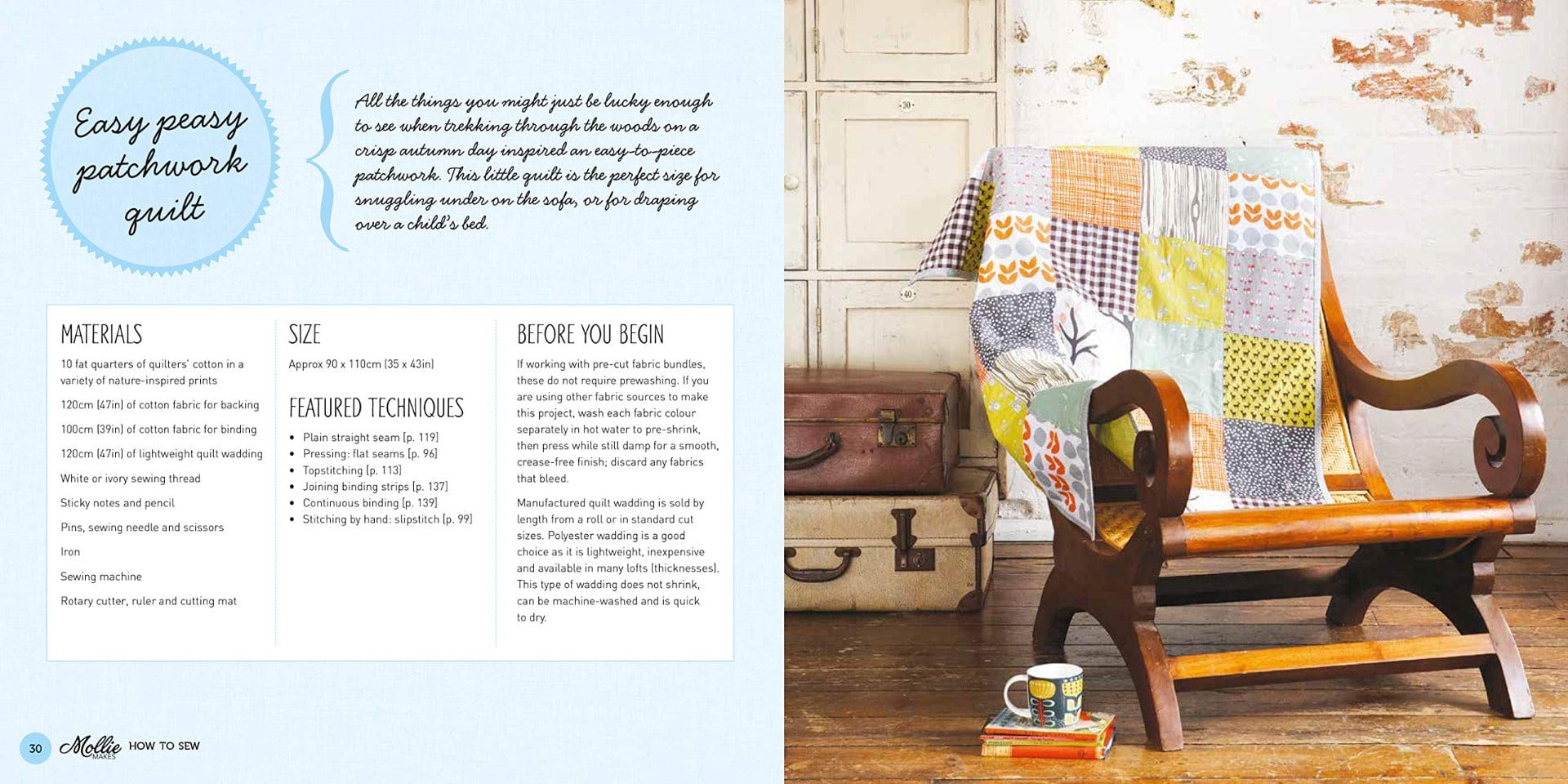 Search Press Books Mollie Makes: How To Sew Book  - The Sewing Studio