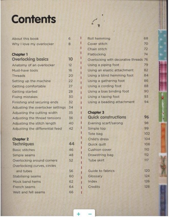 Search Press Books The Overlocker Technique Manual: The Complete Guide to Serging and Decorative Stitching  - The Sewing Studio