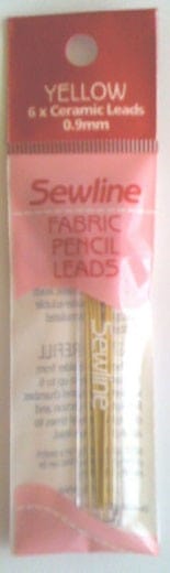 Sewline Fabric Pencil Refill Case: Yellow