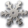 Sequins: Snowflake: 24mm: Silver: Pack of 18