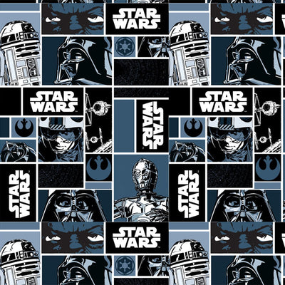Visage Star Wars Character Grid Fabric