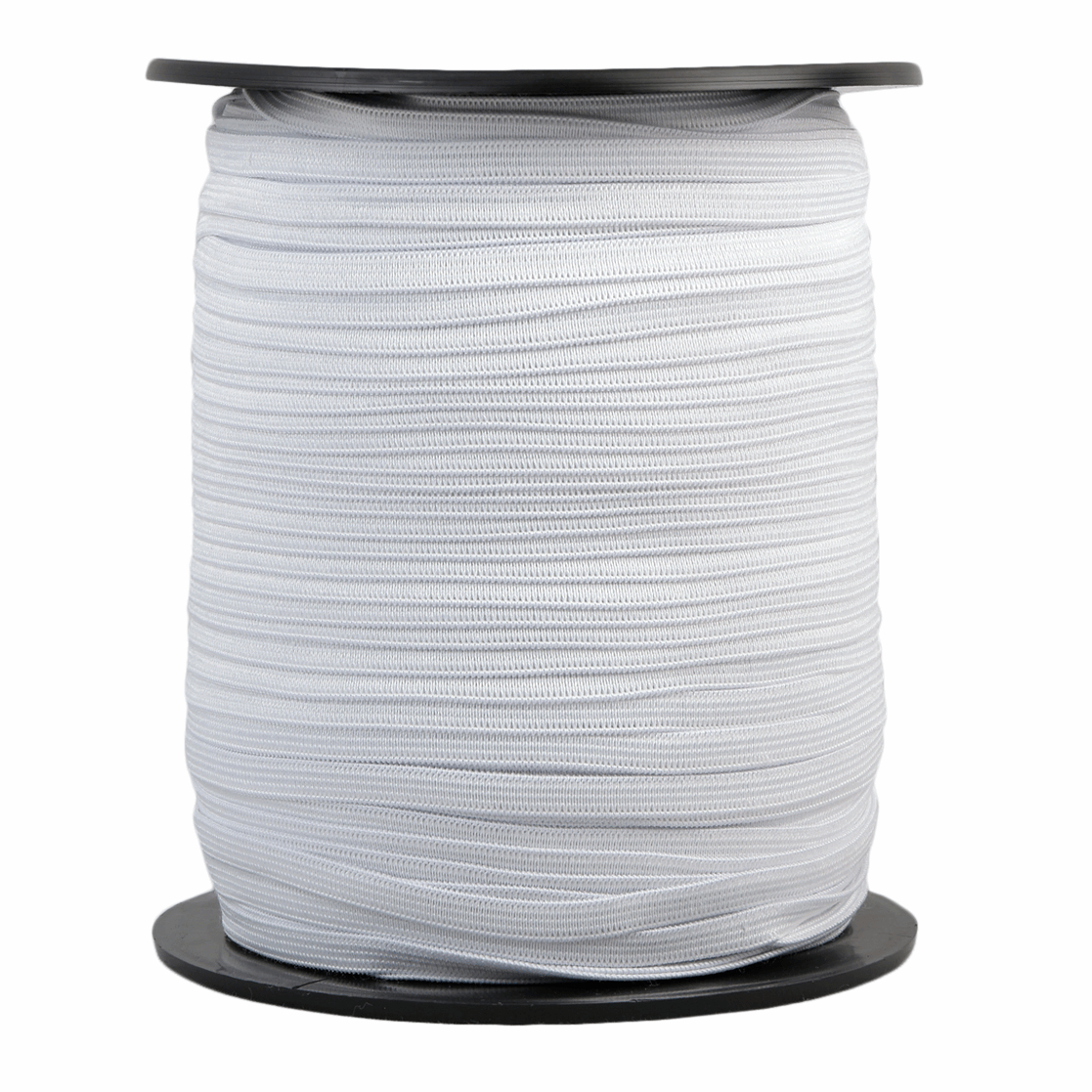 Stephanoise Elastic Braided Elastic White 3mm Wide Price (Per Metre)  - The Sewing Studio