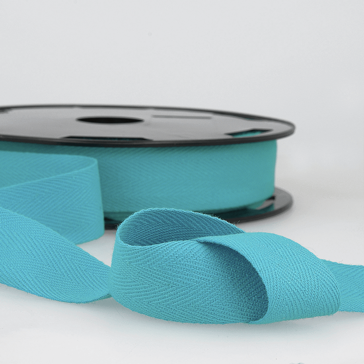 Stephanoise Tape Twill Tape Cotton 25mm: Wide Steel Blue Price Per Metre  - The Sewing Studio
