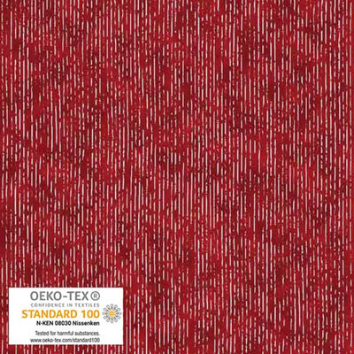 Stof Star Sprinkle Red Christmas Fabric 4599-419