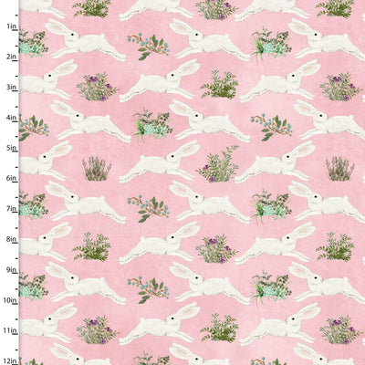 Touch of Spring Bunnies 18746 Pnk