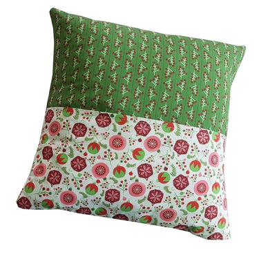 Traditional Christmas Fabric Book Cushion Panel By Diane Rooney